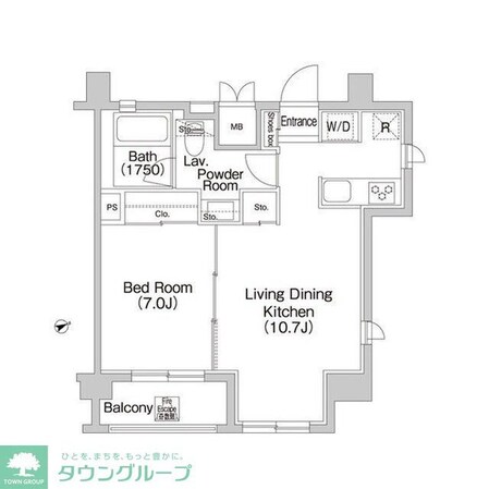 コンフォリア大森町の物件間取画像